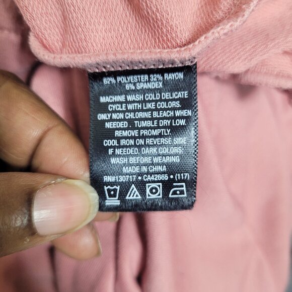 Joe's Women’s Pink Hoodie Sweatshirt Size Small – Casual Pullover Loungewear - Picture 8 of 8